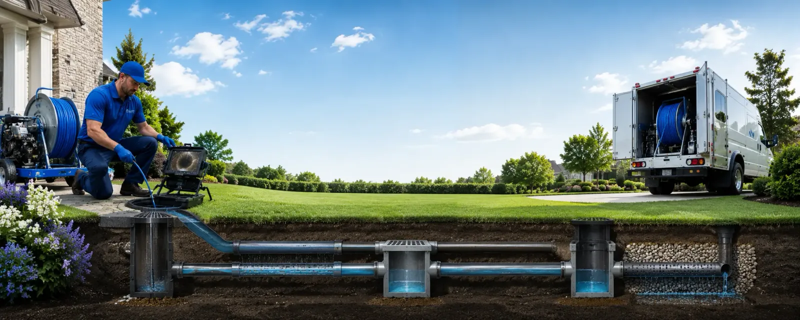 Outdoor drain cleaning information for Pike, NH